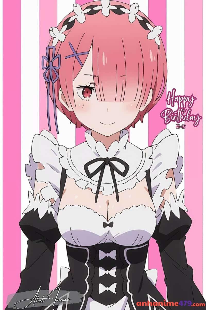 ảnh ram Re Zero cutee