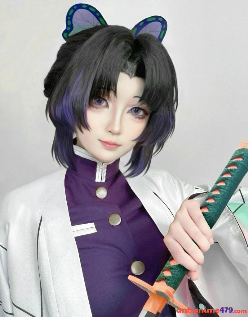 ảnh shinobu cosplay đáng iu