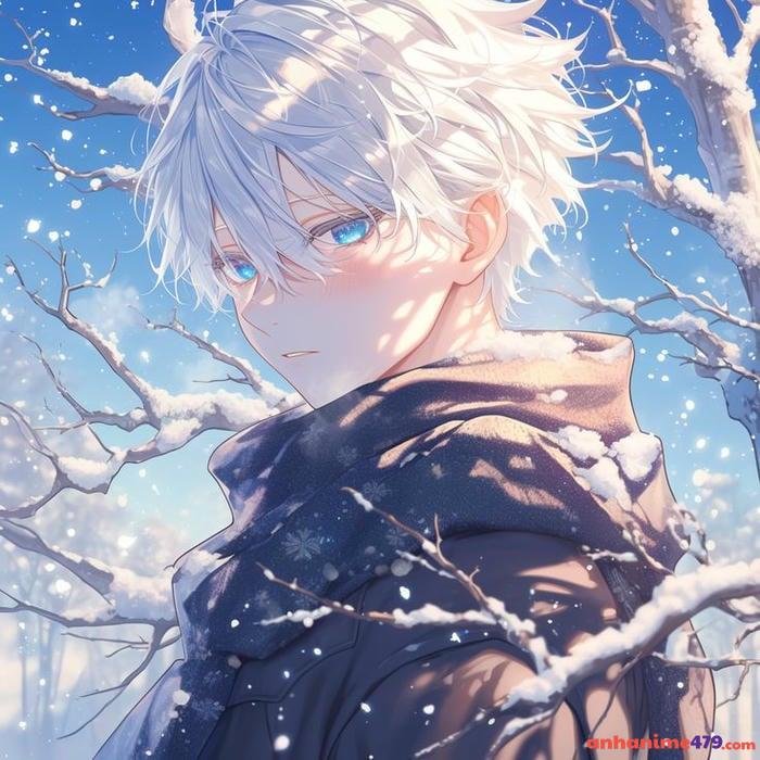 ảnh tuyết rơi anime ấm áp