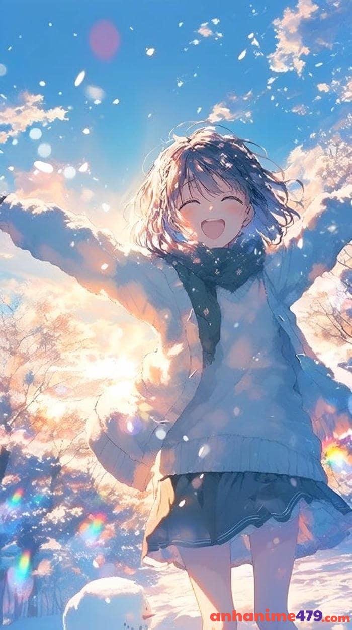 ảnh tuyết rơi anime buồn
