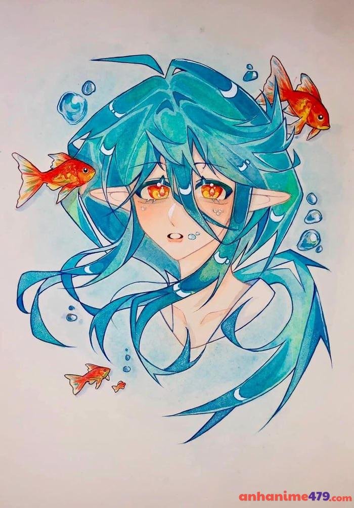 ảnh vẽ anime tươi sáng