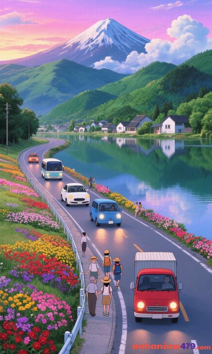 anime 4k cảnh vật hùng vĩ