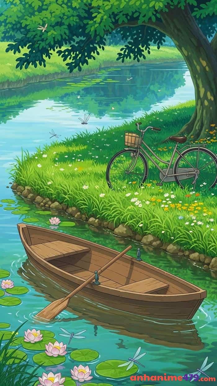 anime 4k dòng sông trong veo