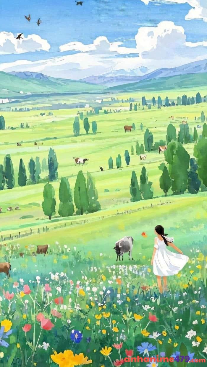 anime 4k núi non hùng vĩ