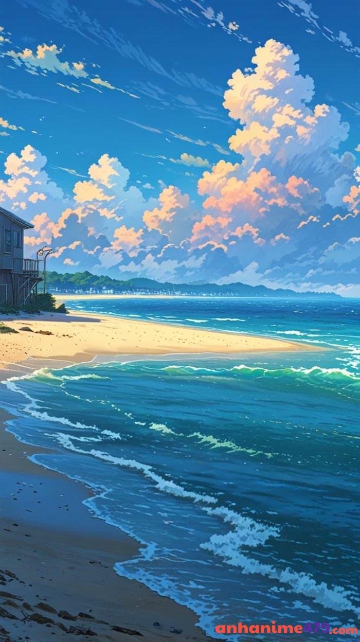 anime 4k thác nước tuyệt đẹp