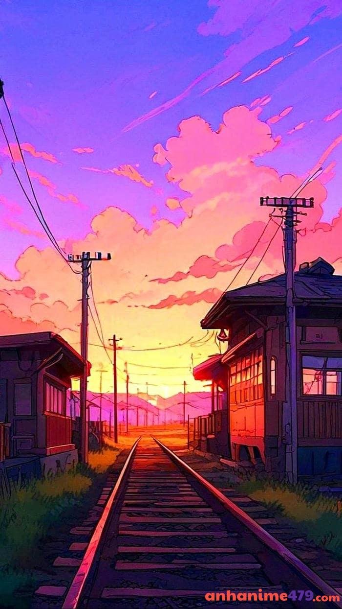 anime ánh chiều vàng rực