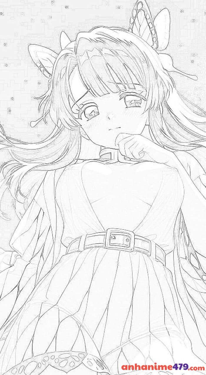 anime buồn đen trắng