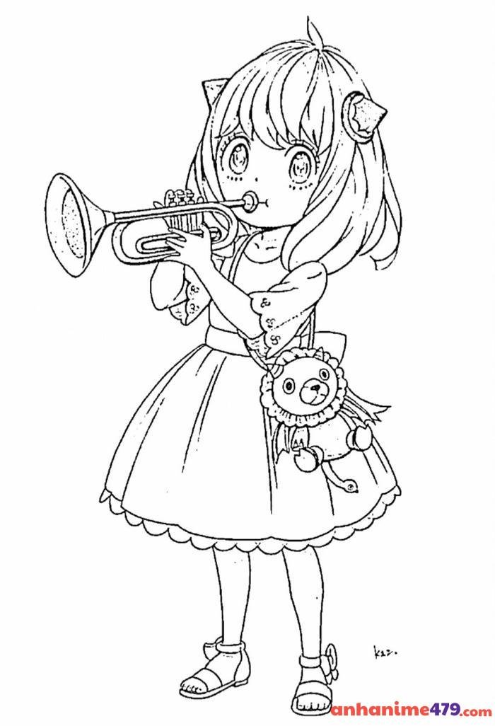 anime buồn tô màu