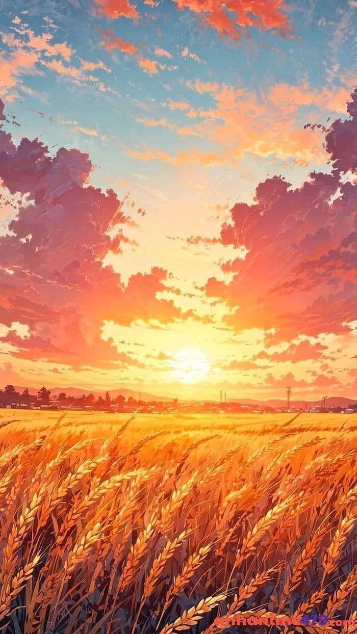 anime cảnh vật chiều buồn