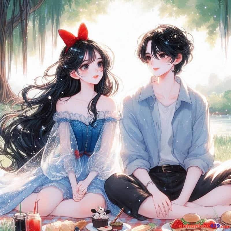 anime cặp đôi chill