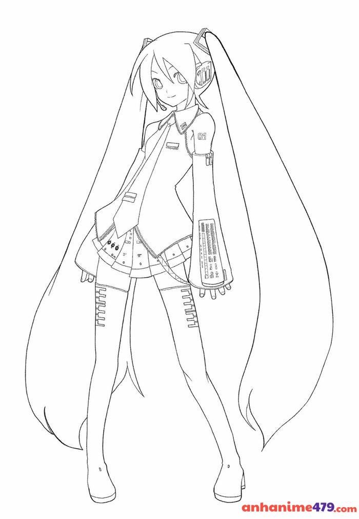 anime chibi tô màu