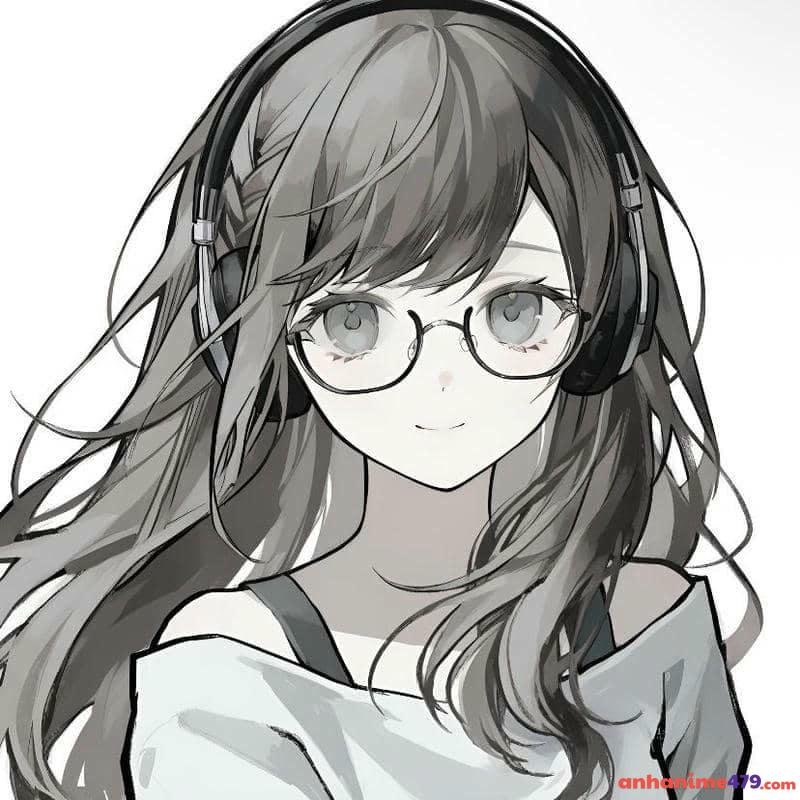 anime đeo kính cute đẹp