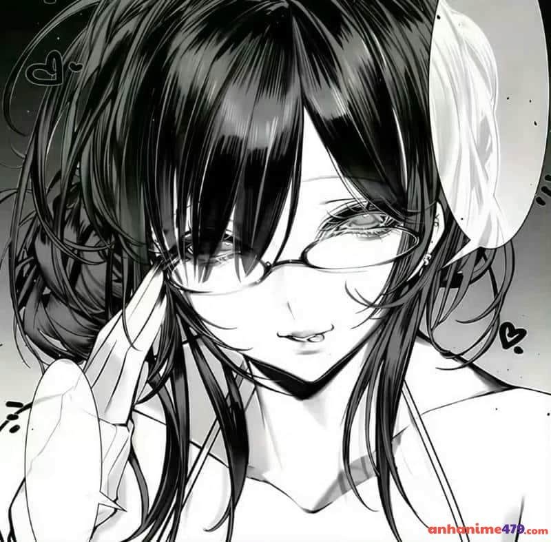 anime đeo kính gái xinh