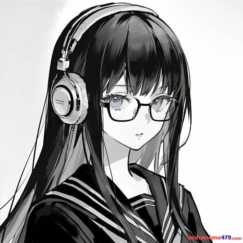 anime đeo kính hình