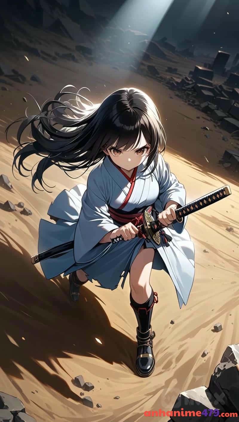 anime gái cầm kiếm