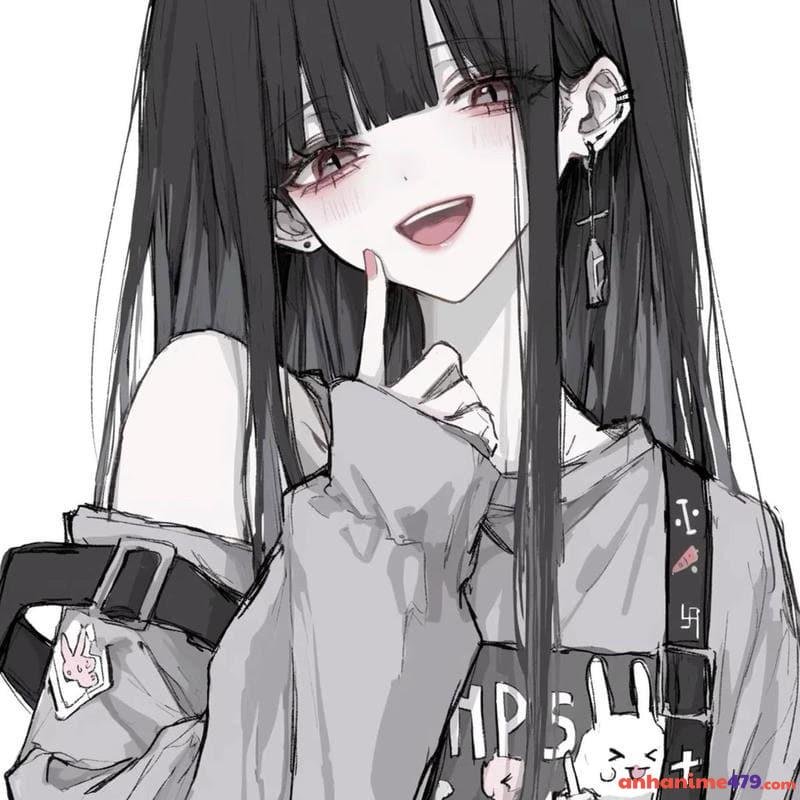 anime girl lạnh lùng cá tính hình