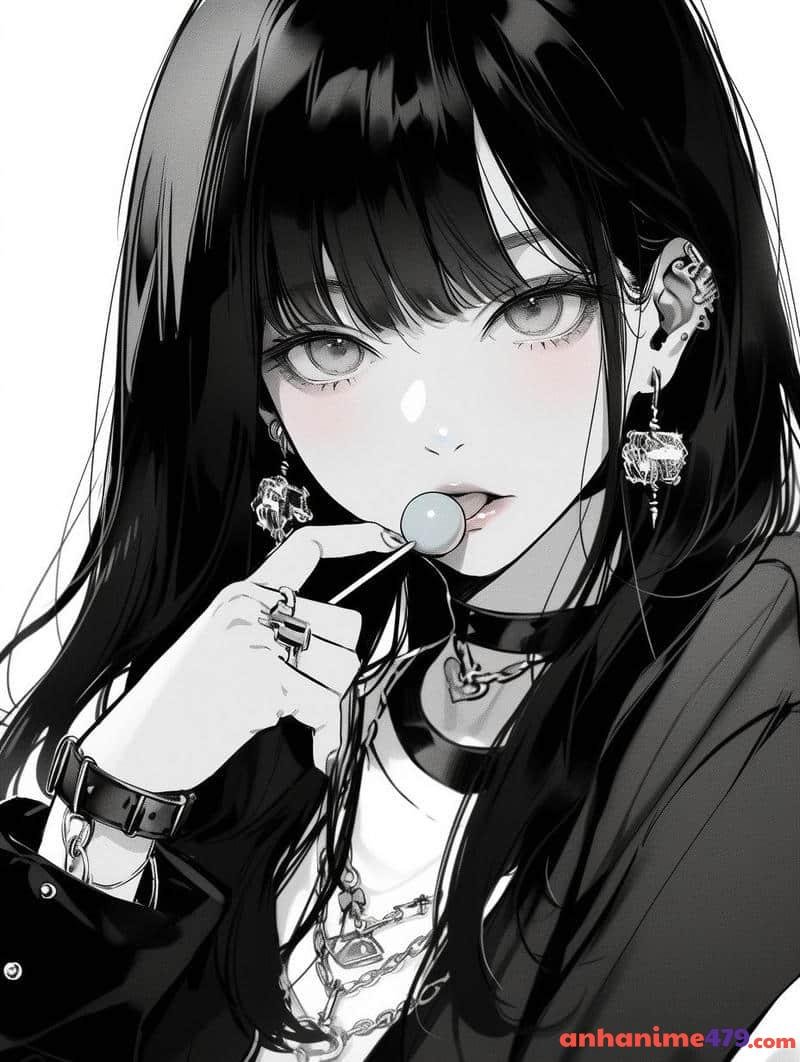 anime girl lạnh lùng cá tính sang chảnh