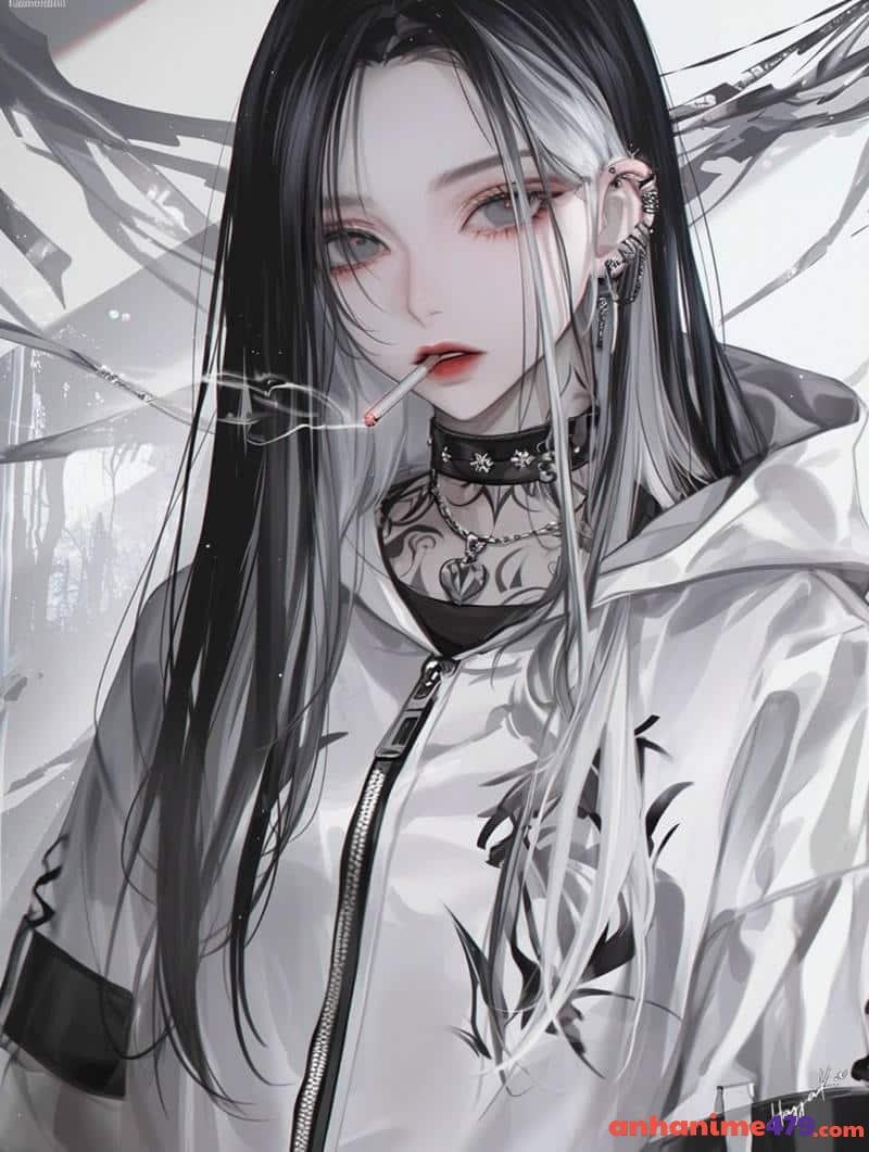 anime girl lạnh lùng cá tính xinh
