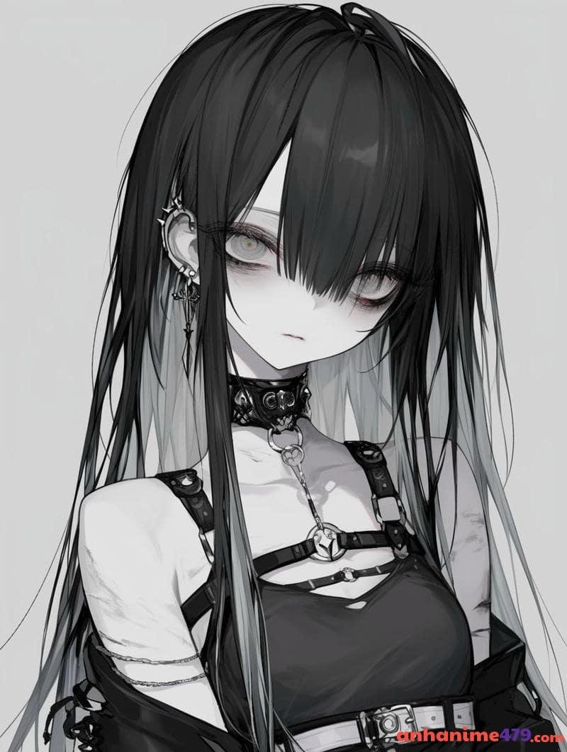 anime girl lạnh lùng ngầu