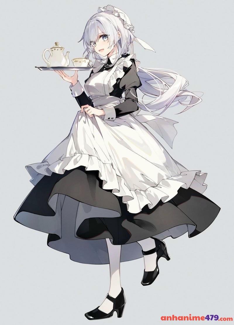 anime hầu gái đẹp