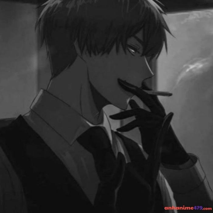 anime hút thuốc buồn