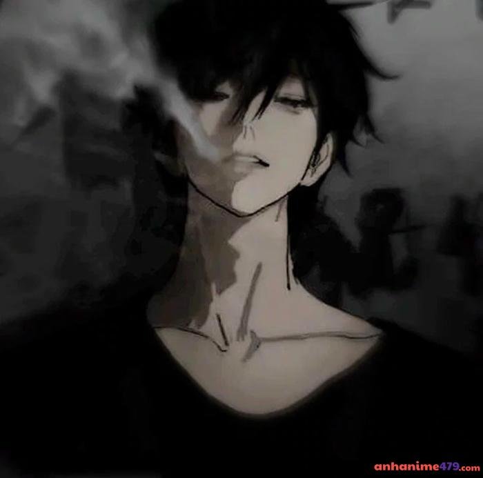 anime hút thuốc cô quạnh