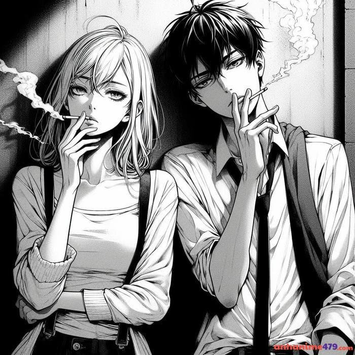 anime hút thuốc cực phẩm