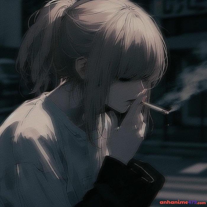 anime hút thuốc lạnh lẽo