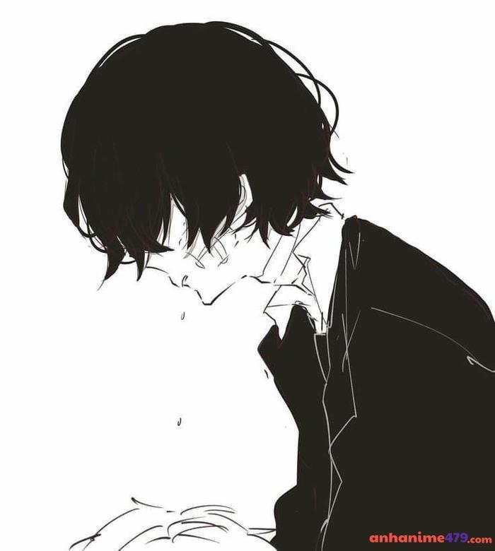 anime nam buồn một mình