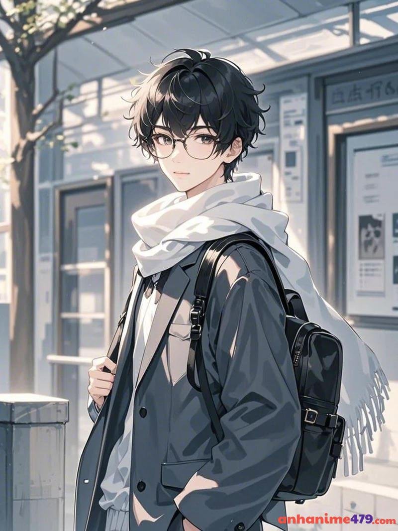 anime nam học sinh cute