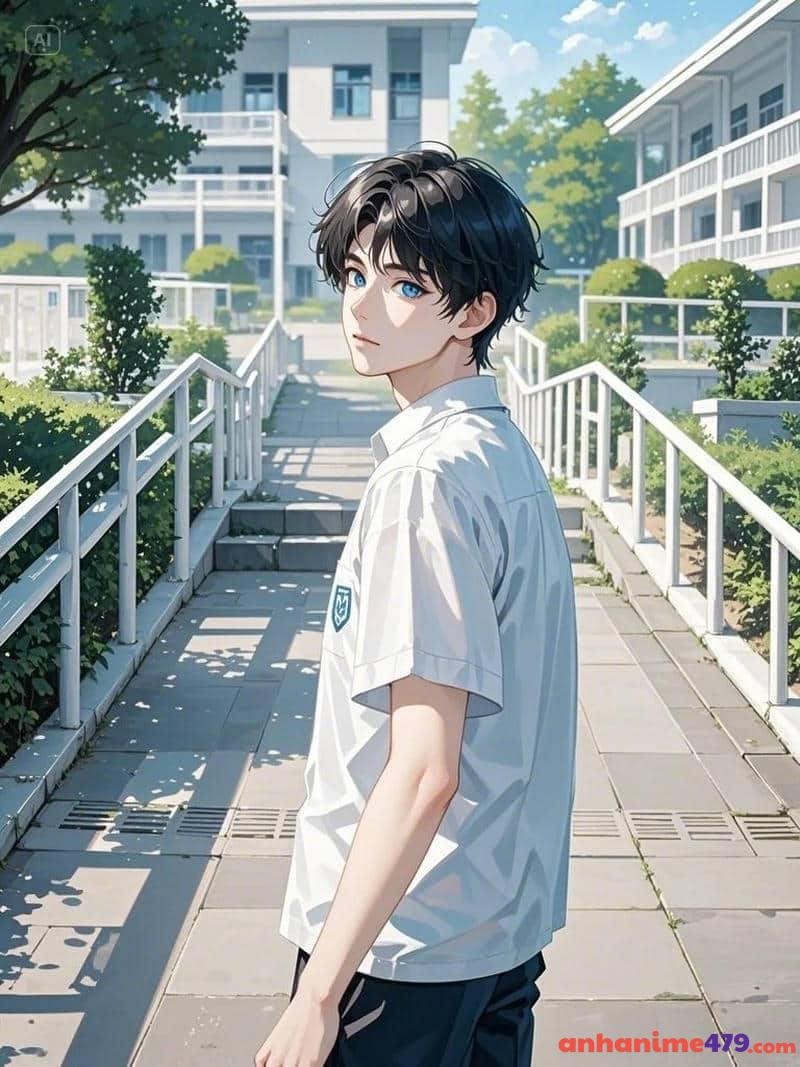 anime nam học sinh mùa hè