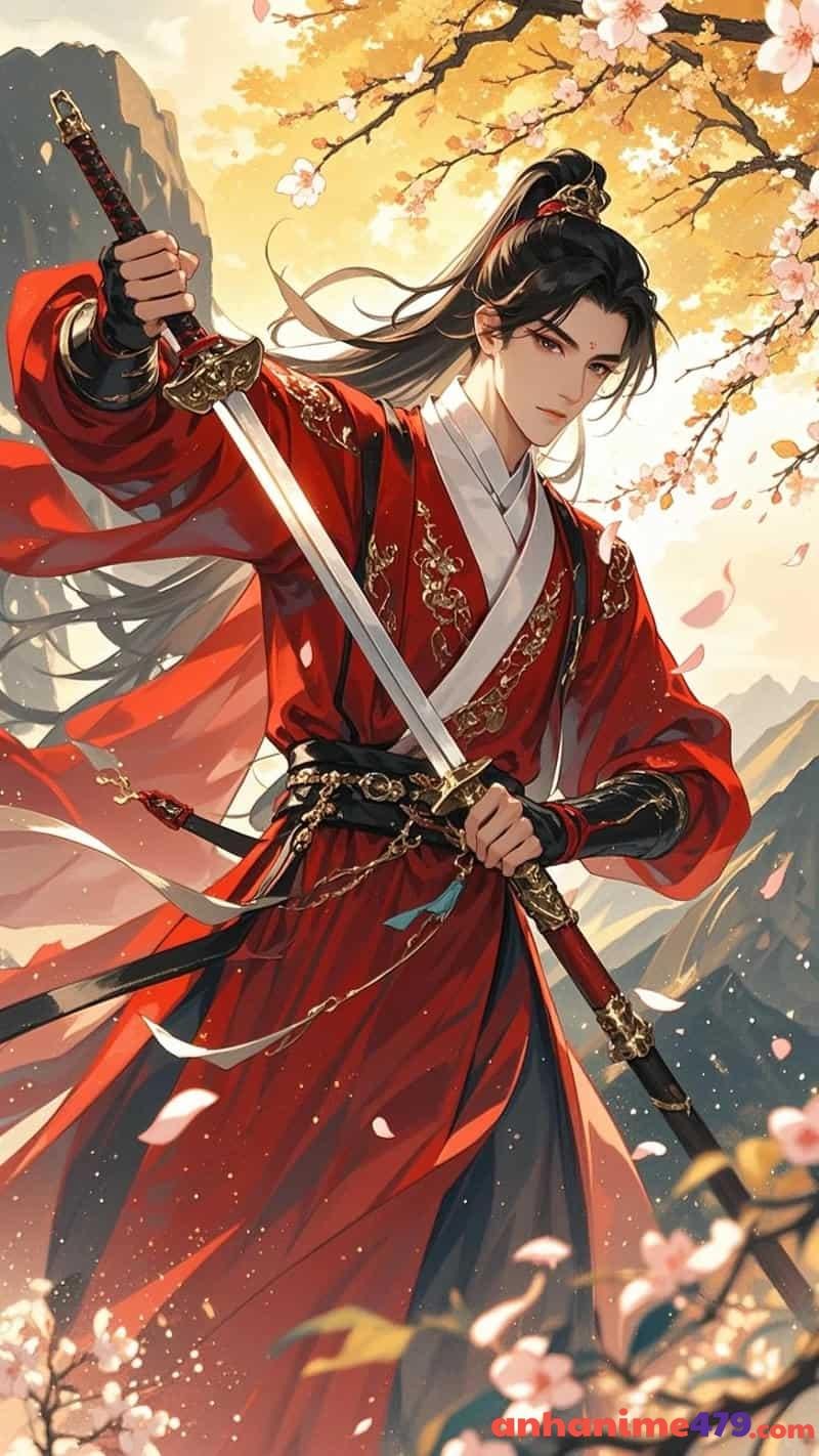 anime nam kiếm sĩ mạnh mẽ