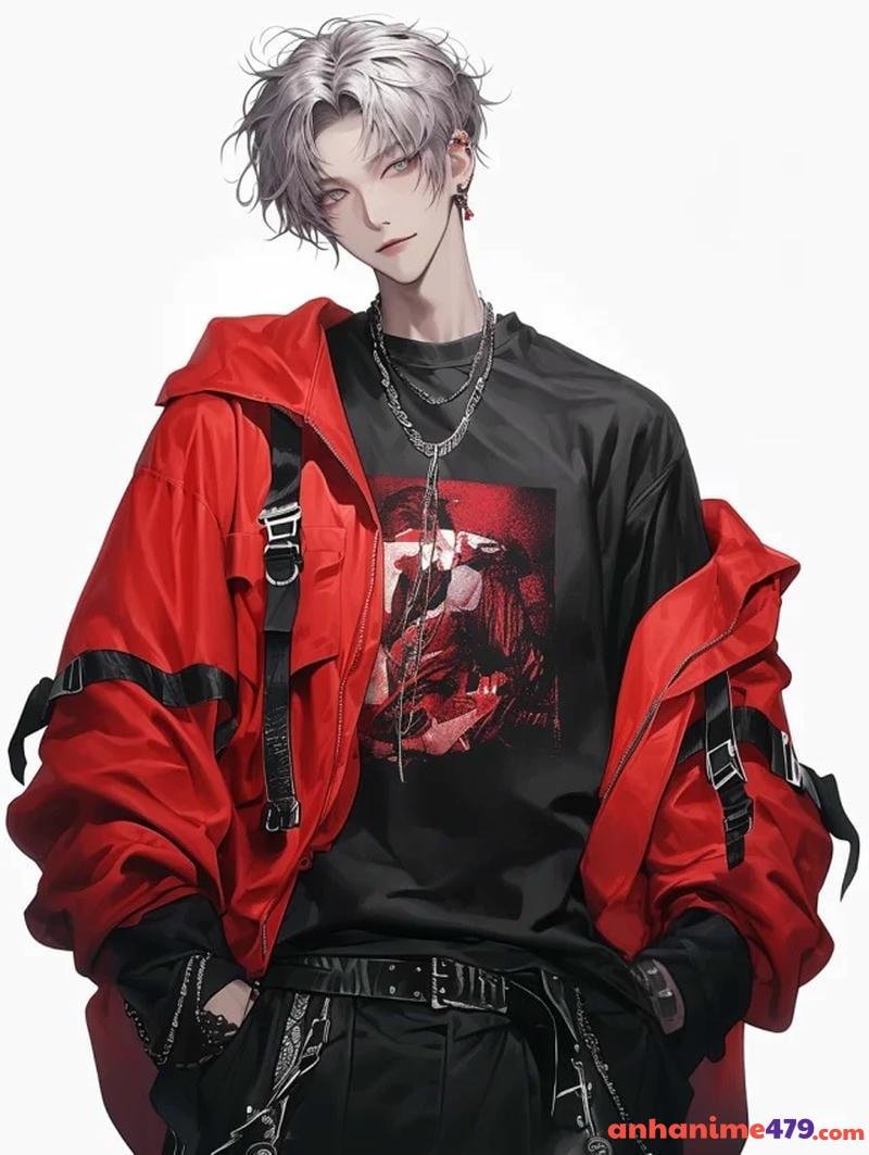 anime nam tóc bạc