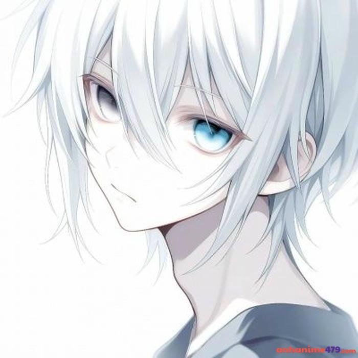 anime nam tóc trắng anime ngầu