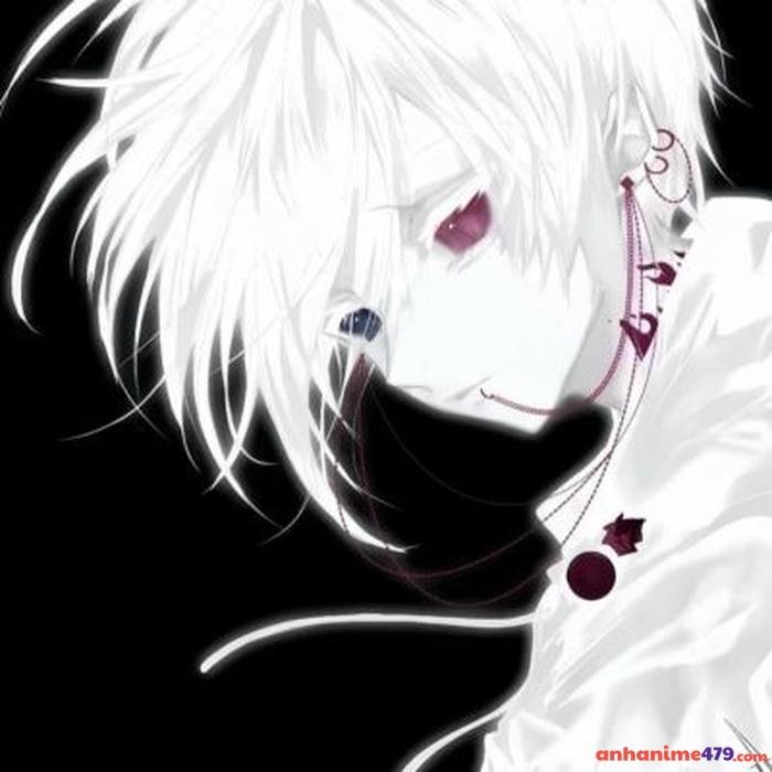 anime nam tóc trắng cực phẩm