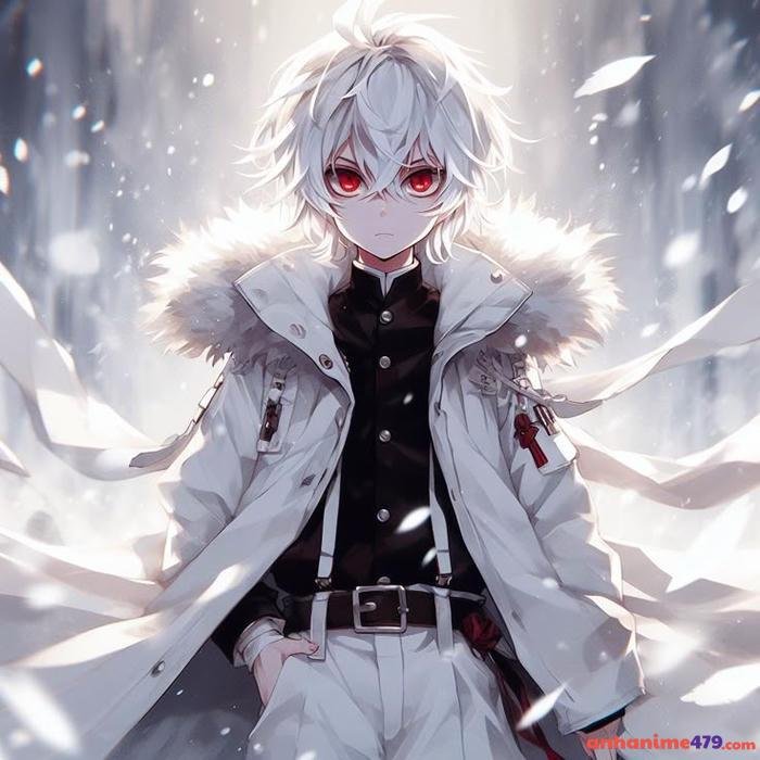 anime nam tóc trắng đỉnh cao