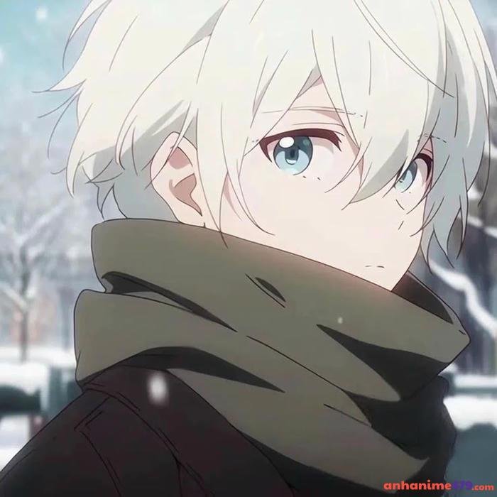 anime nam tóc trắng ngầu lòi