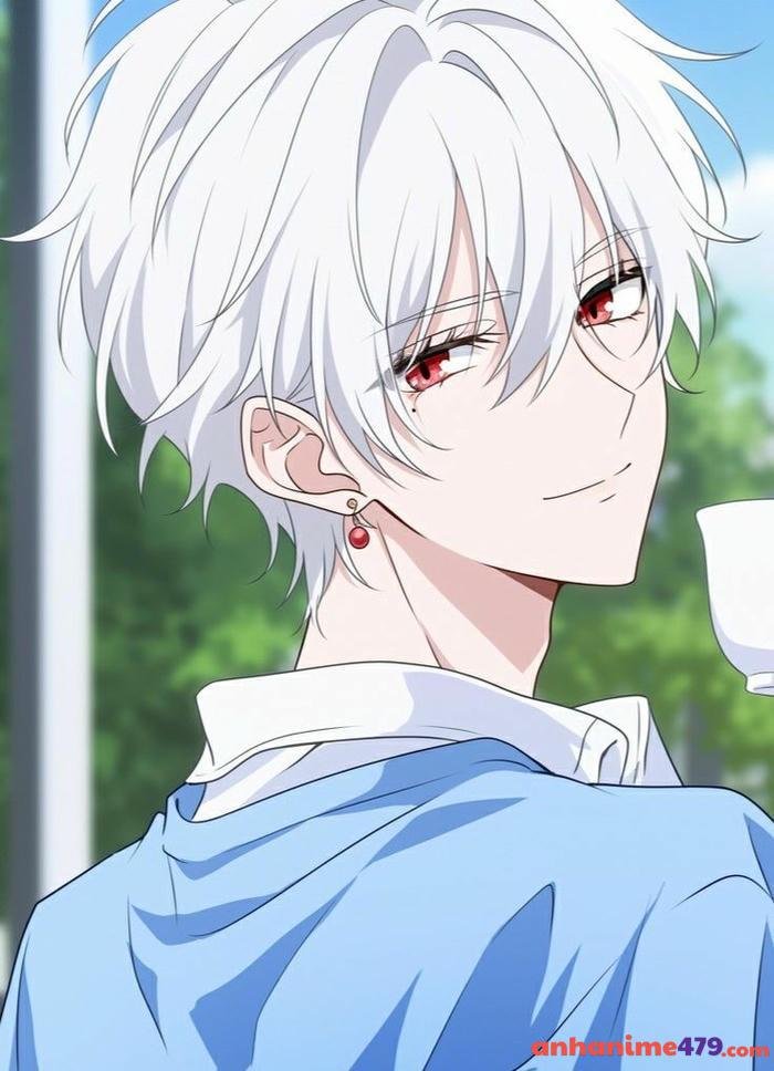 anime nam tóc trắng phong trần