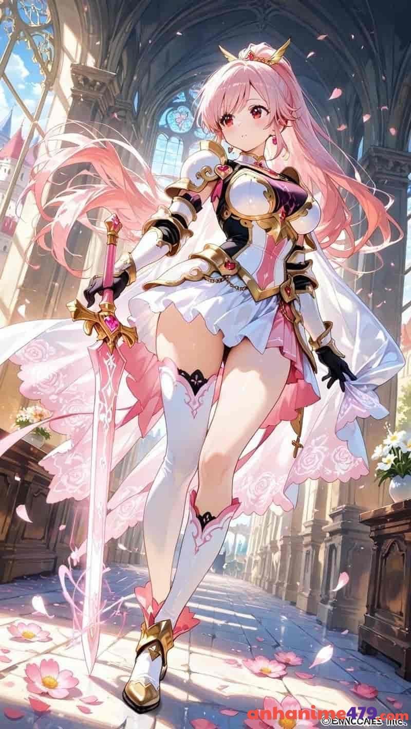 anime ngầu cầm kiếm nữ