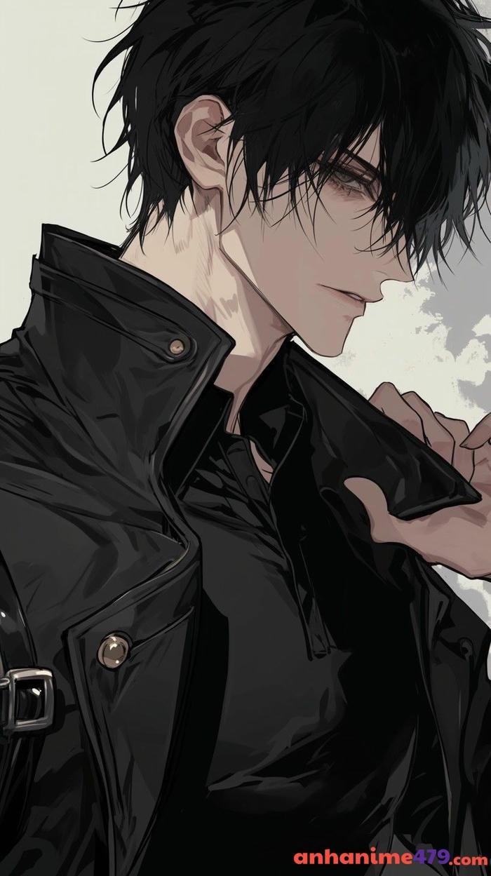 anime ngầu tóc đen