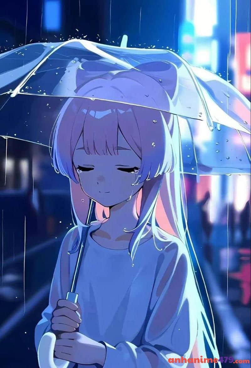 anime nữ buồn chán ảnh