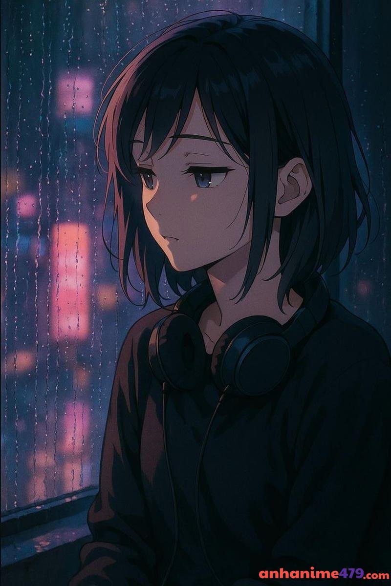 anime nữ buồn hình ảnh
