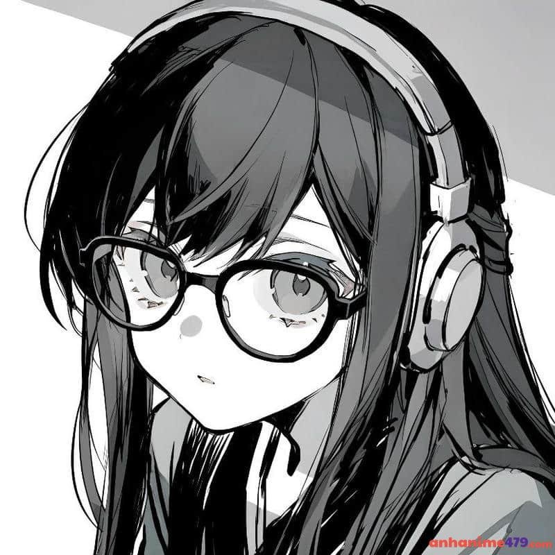 anime nữ đeo kính