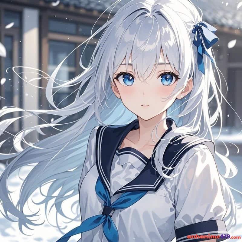 anime nữ học sinh ảnh đẹp