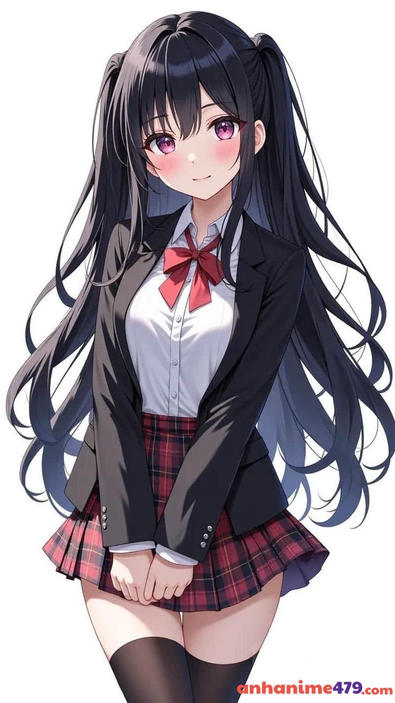 anime nữ học sinh hinh ảnh