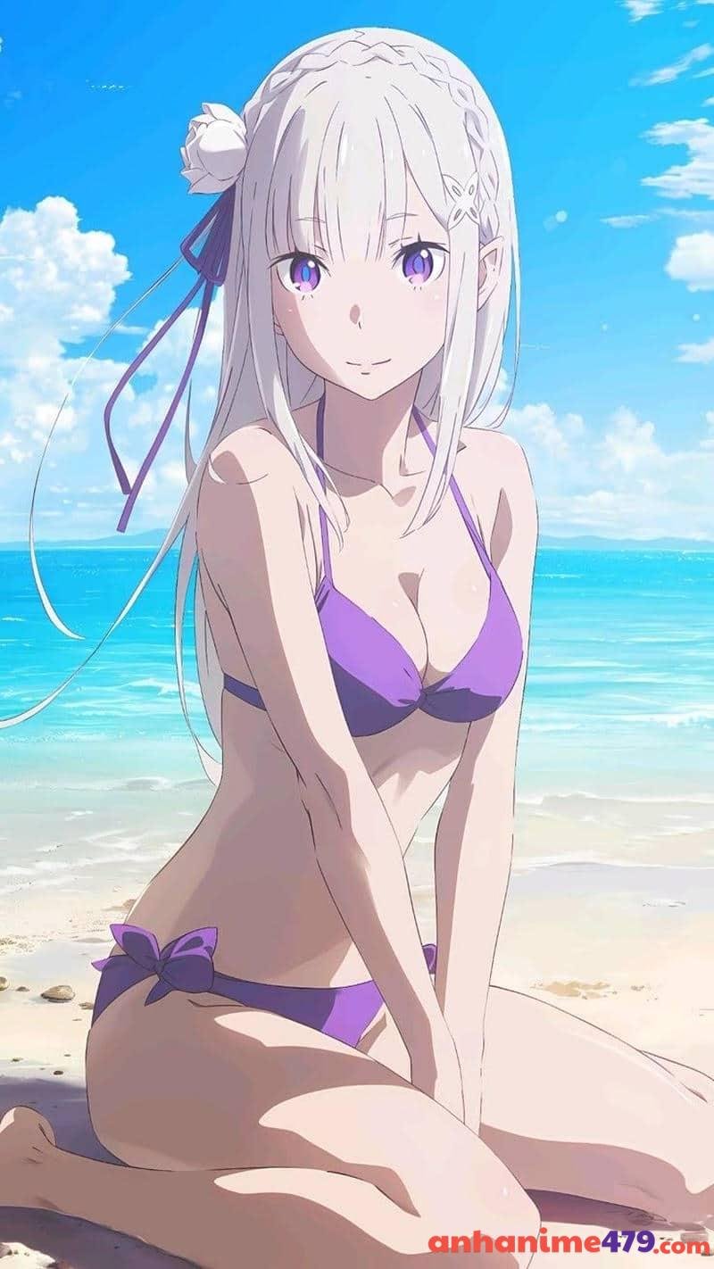 anime nữ mặc bikini đẹp xinh iu