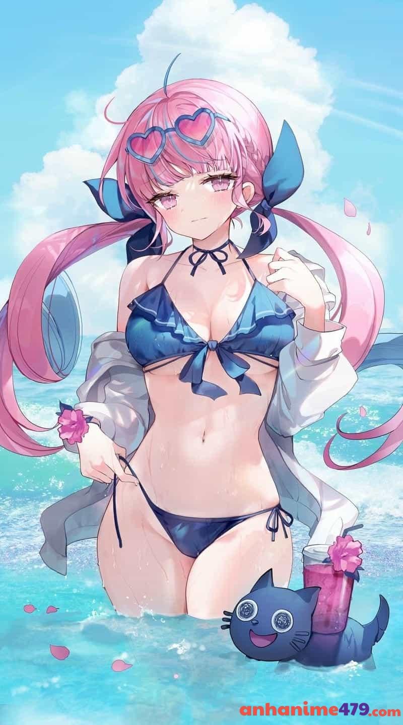 anime nữ mặc bikini đẹp xinh