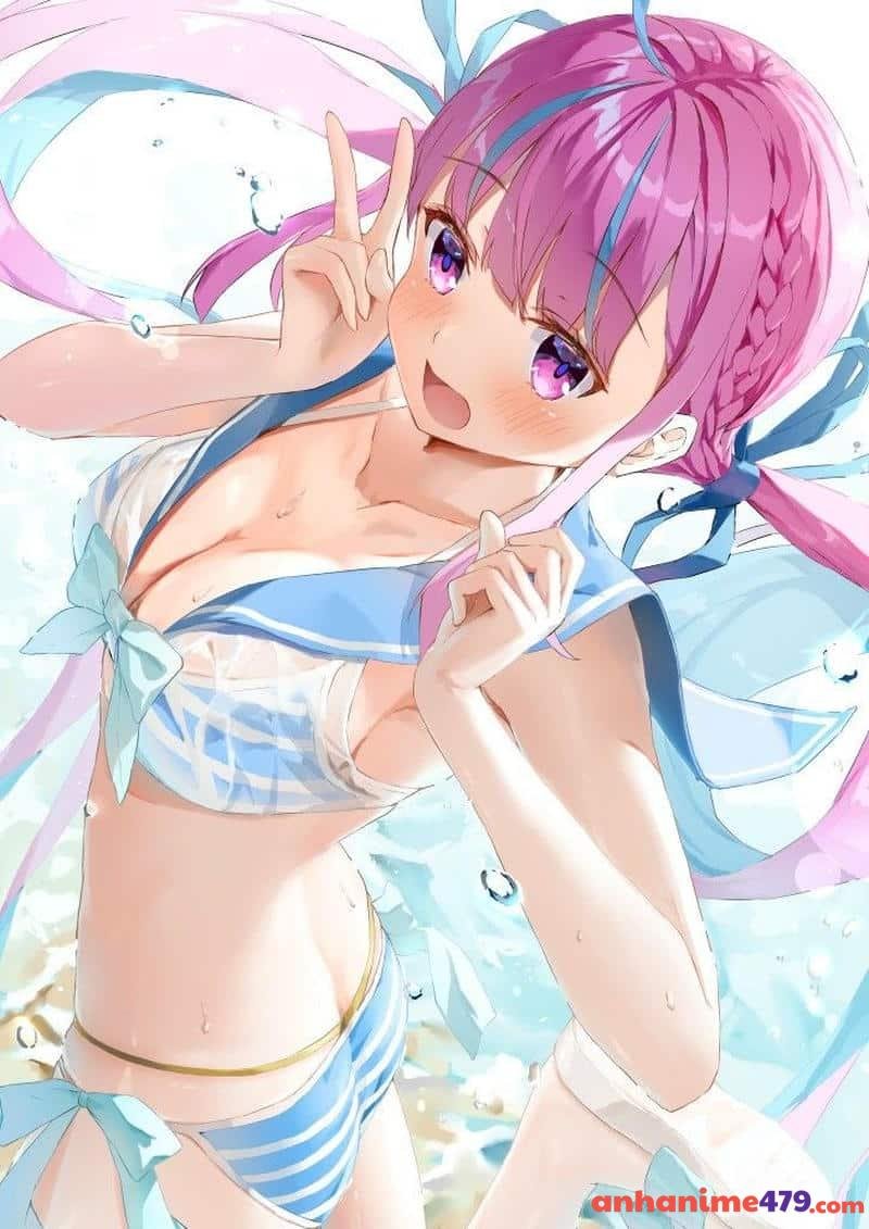 anime nữ mặc bikini xinh cute