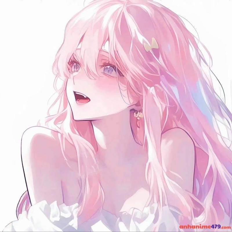 anime nữ tóc hồng