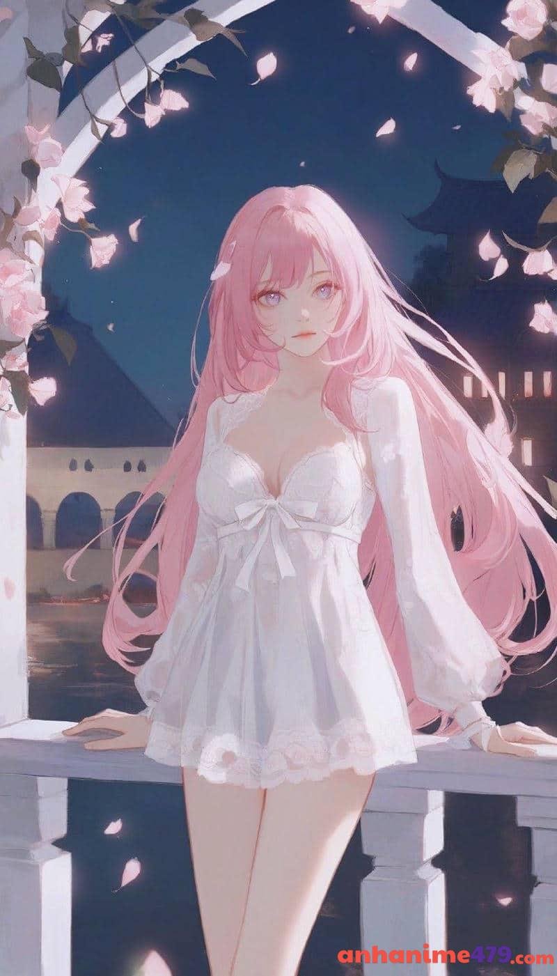 anime nữ tóc hồngđẹpp